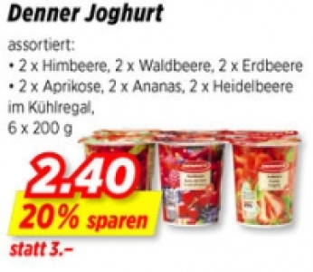 Denner Joghurt CHF 2.40