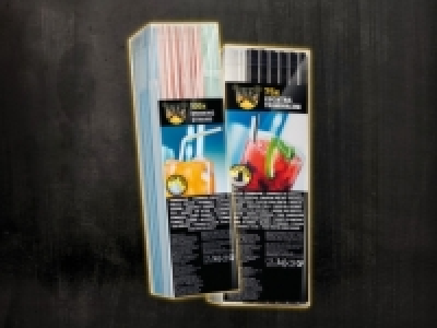 Trinkhalme sort., 100/ 75 St&uuml;ck