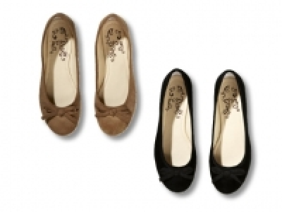 Leder-Ballerinas Dieser Artikel ist nur in der Deutschschweiz verf&uuml;gb