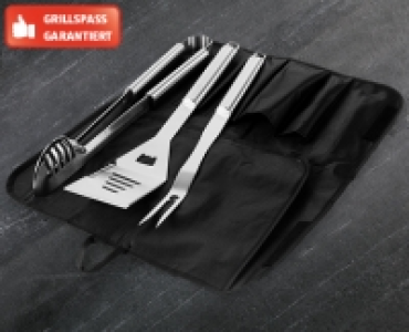 BBQ Grillbesteck-Set, 4-teilig