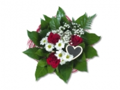 Blumenstrauss mit Herz