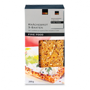 Coop Fine Food Knäckebrot Classic 3-Saaten