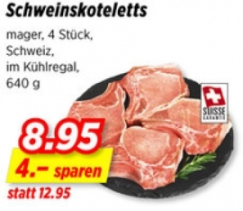Schweinskoteletts CHF 8.95