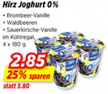 Hirz Joghurt 0% CHF 2.85