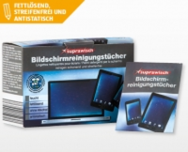 SUPRAWISH® Bildschirmreinigungstücher