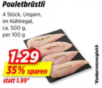Pouletbrüstli CHF 1.29