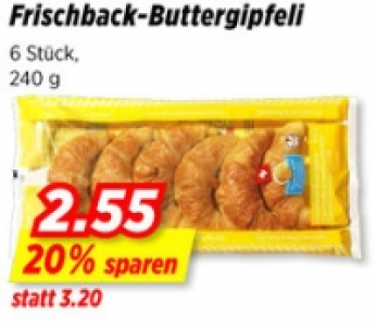 Frischback-Buttergipfeli CHF 2.55