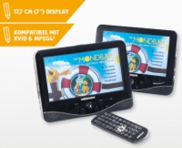 MEDION® LIFE® Tragbarer DVD-Player mit 2 Displays CHF 99.90