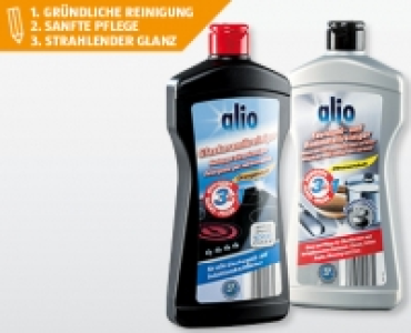 ALIO Glaskeramik-/Edelstahl- und Buntmetall-Reiniger 3 in 1