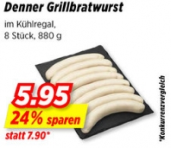 Denner Grillbratwurst CHF 5.95