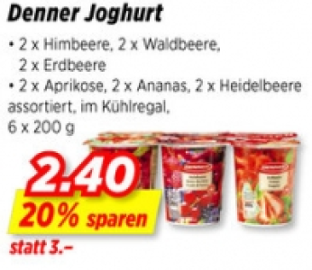 Denner Joghurt CHF 2.40