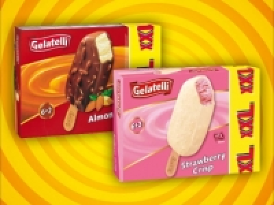Glace Mandel/ Erdbeer crisp XXL