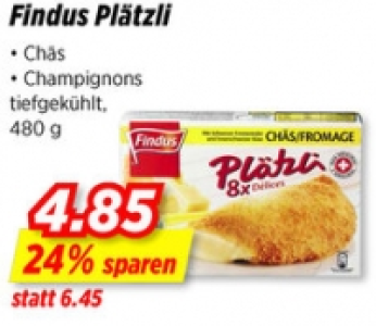 Findus Plätzli CHF 4.85