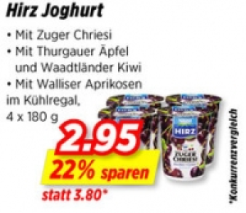 Hirz Joghurt CHF 2.95