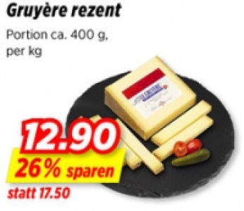 Gruy&egrave;re rezent CHF&nbsp;12.90