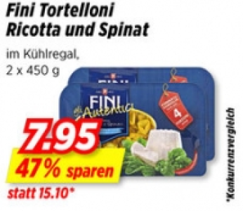 Fini Tortelloni Ricotta und Spinat CHF 7.95