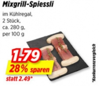 Mixgrill-Spiessli CHF 1.79