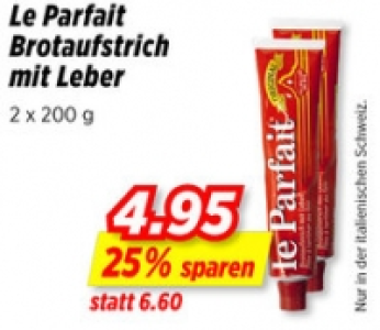 Le Parfait Brotaufstrich mit Leber CHF 4.95
