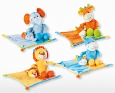 TOYLINO Kuscheltier mit Kuscheldecke