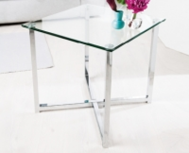 LIVING STYLE Glas-Beistelltisch