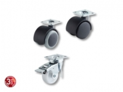 Transportrollen-Sortiment, 4er/ 8er