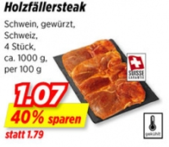 Holzfällersteak CHF 1.07