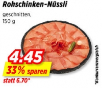 Rohschinken-Nüssli CHF 4.45