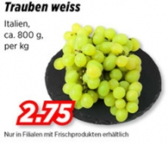Trauben weiss CHF 2.75