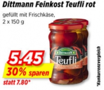 Dittmann Feinkost Teufli rot CHF 5.45
