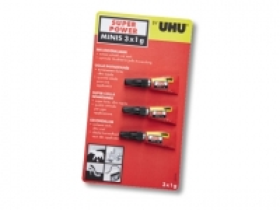 Sekundenkleber, 3 x 1&nbsp;g