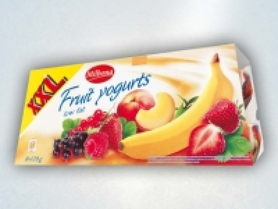 Ger&uuml;hrter Joghurt mit Fruchtfleisch