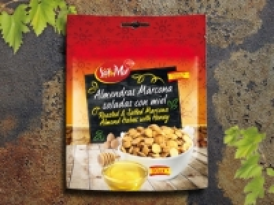 Almendras saladas con Miel