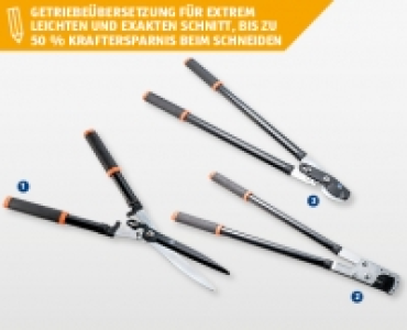 GARDENLINE® Getriebe-Hecken-/Astschere CHF 12.99