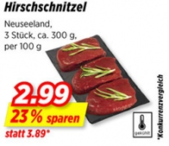 Hirschschnitzel