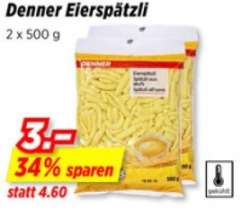 Denner Eierspätzli CHF 3.00