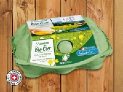 Bio Schweizer Freiland Eier CHF 3.99