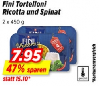 Fini Tortelloni Ricotta und Spinat CHF 7.95