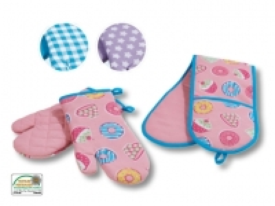 Doppel-Ofenhandschuh/ Backhandschuhe, 1er/ 2er