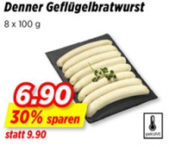 Denner Geflügelbratwurst CHF 6.90