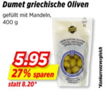 Dumet griechische Oliven CHF 5.95