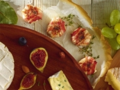 Ziegenkäse mit Speck