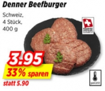 Denner Beefburger CHF 3.95
