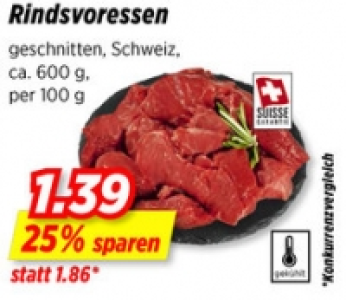 Rindsvoressen CHF 1.39