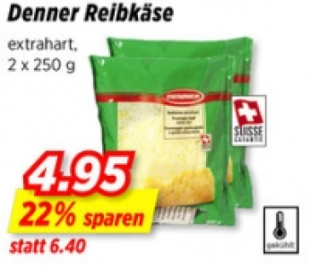 Denner Reibkäse CHF 4.95
