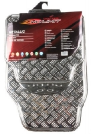 NO LIMIT Gummimatte Metallic silber