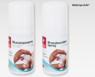 Aldi Suisse  ACTIVE MED Blutstopp-/Brandwundenspray/Sprühpflaster