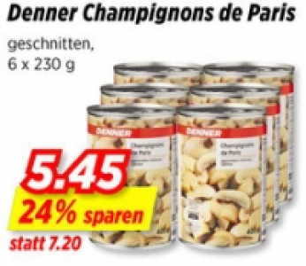 Denner Champignons de Paris
