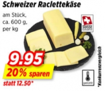 Schweizer Raclettekäse CHF 9.95