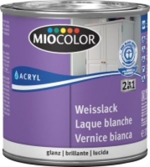 Miocolor Acryl Weisslack glanz