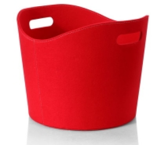 Kaminholzkorb Ø 39 cm rot